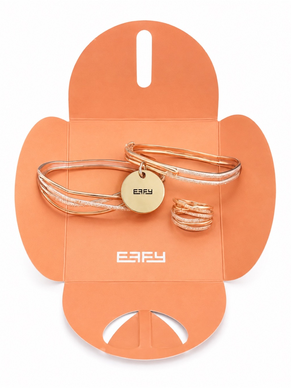Effy It’s a Beautiful Day for Shopping Charm Gold Tone Necklace Pendant Gift - Picture 4 of 5
